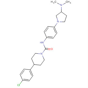 748170-48-1  1-Piperidinecarboxamide,4-(4-chlorophenyl)-N-[4-[3-(dimethylamino)-1-pyrrolidinyl]phenyl]-