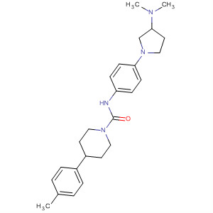 748170-49-2  1-Piperidinecarboxamide,N-[4-[3-(dimethylamino)-1-pyrrolidinyl]phenyl]-4-(4-methylphenyl)-