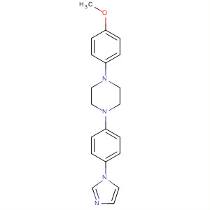 74852-97-4  Piperazine, 1-[4-(1H-imidazol-1-yl)phenyl]-4-(4-methoxyphenyl)-