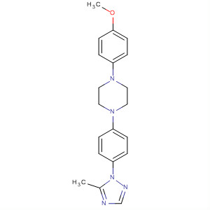 74853-01-3  Piperazine,1-(4-methoxyphenyl)-4-[4-(5-methyl-1H-1,2,4-triazol-1-yl)phenyl]-