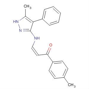 712274-38-9  2-Propen-1-one,1-(4-methylphenyl)-3-[(5-methyl-4-phenyl-1H-pyrazol-3-yl)amino]-, (2Z)-