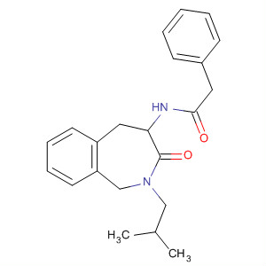 712274-69-6  Benzeneacetamide,N-[2,3,4,5-tetrahydro-2-(2-methylpropyl)-3-oxo-1H-2-benzazepin-4-yl]-