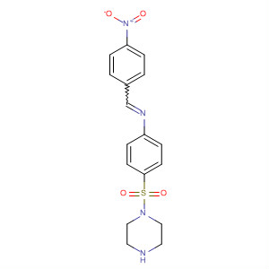 71334-12-8  Piperazine, 1-[[4-[[(4-nitrophenyl)methylene]amino]phenyl]sulfonyl]-