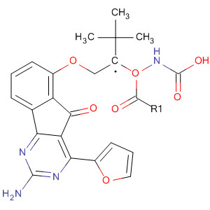 713514-92-2  Carbamic acid,[2-[[2-amino-4-(2-furanyl)-5-oxo-5H-indeno[1,2-d]pyrimidin-6-yl]oxy]ethyl]-, 1,1-dimethylethyl ester