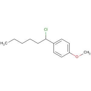 71434-02-1  Benzene, 1-(1-chlorohexyl)-4-methoxy-