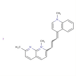 71467-58-8  1,8-Naphthyridinium,1,7-dimethyl-2-[3-(1-methyl-4(1H)-quinolinylidene)-1-propenyl]-, iodide