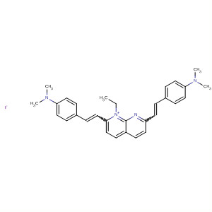 71467-63-5  1,8-Naphthyridinium,2,7-bis[2-[4-(dimethylamino)phenyl]ethenyl]-1-ethyl-, iodide