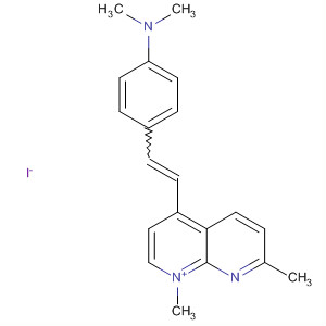 71467-64-6  1,8-Naphthyridinium,4-[2-[4-(dimethylamino)phenyl]ethenyl]-1,7-dimethyl-, iodide