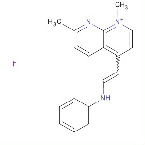 71467-66-8  1,8-Naphthyridinium, 1,7-dimethyl-4-[2-(phenylamino)ethenyl]-, iodide