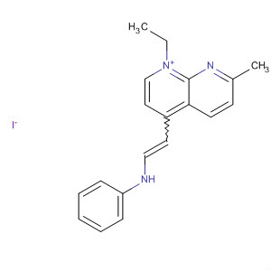 71467-67-9  1,8-Naphthyridinium, 1-ethyl-7-methyl-4-[2-(phenylamino)ethenyl]-,iodide