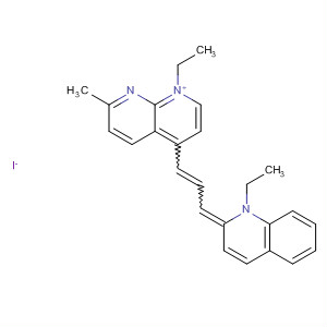 71467-69-1  1,8-Naphthyridinium,1-ethyl-4-[3-(1-ethyl-2(1H)-quinolinylidene)-1-propenyl]-7-methyl-,iodide