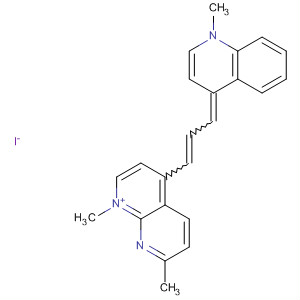 71467-70-4  1,8-Naphthyridinium,1,7-dimethyl-4-[3-(1-methyl-4(1H)-quinolinylidene)-1-propenyl]-, iodide