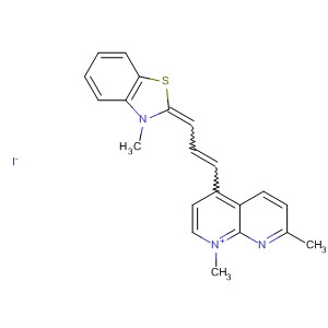 71467-72-6  1,8-Naphthyridinium,1,7-dimethyl-4-[3-(3-methyl-2(3H)-benzothiazolylidene)-1-propenyl]-,iodide