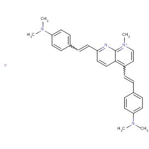 71467-74-8  1,8-Naphthyridinium,4,7-bis[2-[4-(dimethylamino)phenyl]ethenyl]-1-methyl-, iodide