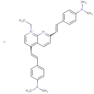 71467-75-9  1,8-Naphthyridinium,4,7-bis[2-[4-(dimethylamino)phenyl]ethenyl]-1-ethyl-, iodide