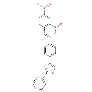 71478-70-1  Benzenamine, N-[(2,4-dinitrophenyl)methylene]-4-(2-phenyl-4-thiazolyl)-