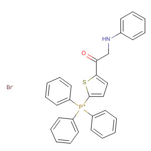 71482-76-3  Phosphonium, triphenyl[5-[(phenylamino)acetyl]-2-thienyl]-, bromide