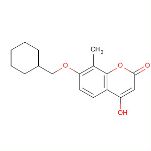 714961-11-2  2H-1-Benzopyran-2-one, 7-(cyclohexylmethoxy)-4-hydroxy-8-methyl-