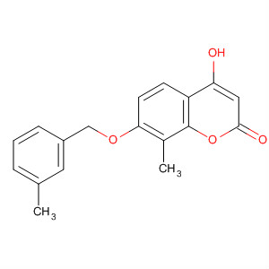 714961-13-4  2H-1-Benzopyran-2-one,4-hydroxy-8-methyl-7-[(3-methylphenyl)methoxy]-