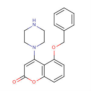 714961-37-2  2H-1-Benzopyran-2-one, 5-(phenylmethoxy)-4-(1-piperazinyl)-