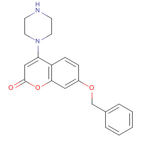 714961-39-4  2H-1-Benzopyran-2-one, 7-(phenylmethoxy)-4-(1-piperazinyl)-