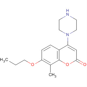 714961-40-7  2H-1-Benzopyran-2-one, 8-methyl-4-(1-piperazinyl)-7-propoxy-