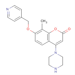 714961-54-3  2H-1-Benzopyran-2-one,8-methyl-4-(1-piperazinyl)-7-(4-pyridinylmethoxy)-