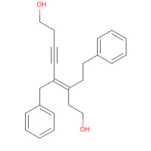 714972-27-7  3-Octen-5-yne-1,8-diol, 3-(2-phenylethyl)-4-(phenylmethyl)-, (3E)-