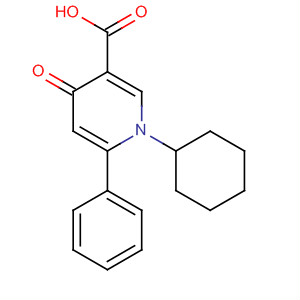 71575-81-0  3-Pyridinecarboxylic acid, 1-cyclohexyl-1,4-dihydro-4-oxo-6-phenyl-