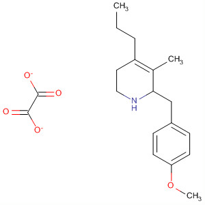 71613-12-2  Pyridine,1,2,5,6-tetrahydro-2-[(4-methoxyphenyl)methyl]-3-methyl-4-propyl-,ethanedioate