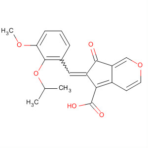 71620-20-7  5-Benzofurancarboxylic acid,2,3-dihydro-2-[[3-methoxy-2-(1-methylethoxy)phenyl]methylene]-3-oxo-