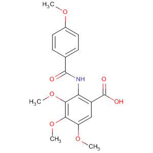 71628-69-8  Benzoic acid, 3,4,5-trimethoxy-2-[(4-methoxybenzoyl)amino]-