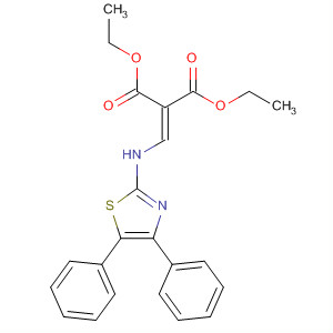 71638-87-4  Propanedioic acid, [[(4,5-diphenyl-2-thiazolyl)amino]methylene]-, diethylester