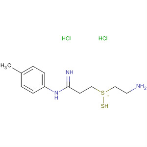 71666-64-3  Propanimidamide, 3-[(2-aminoethyl)dithio]-N-(4-methylphenyl)-,dihydrochloride