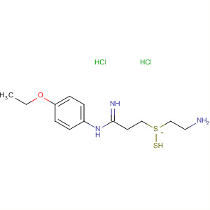 71666-66-5  Propanimidamide, 3-[(2-aminoethyl)dithio]-N-(4-ethoxyphenyl)-,dihydrochloride
