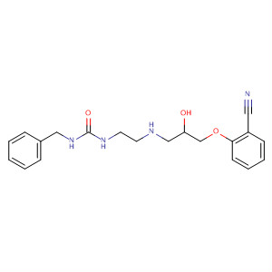 71676-12-5  Urea,N-[2-[[3-(2-cyanophenoxy)-2-hydroxypropyl]amino]ethyl]-N'-(phenylmethyl)-