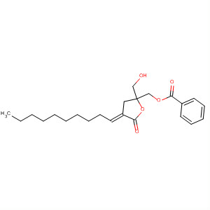 717123-11-0  2(3H)-Furanone,5-[(benzoyloxy)methyl]-3-decylidenedihydro-5-(hydroxymethyl)-, (3E)-