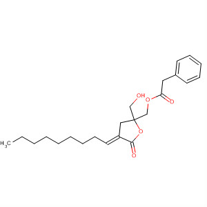 717123-16-5  Benzeneacetic acid,[(4E)-tetrahydro-2-(hydroxymethyl)-4-nonylidene-5-oxo-2-furanyl]methylester