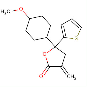 71730-15-9  2(3H)-Furanone,dihydro-5-(4-methoxyphenyl)-3-methylene-5-(2-thienyl)-