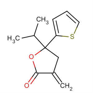 71741-70-3  2(3H)-Furanone, dihydro-3-methylene-5-(1-methylethyl)-5-(2-thienyl)-