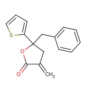 71741-76-9  2(3H)-Furanone, dihydro-3-methylene-5-(phenylmethyl)-5-(2-thienyl)-