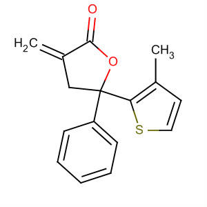 71741-90-7  2(3H)-Furanone, dihydro-3-methylene-5-(3-methyl-2-thienyl)-5-phenyl-