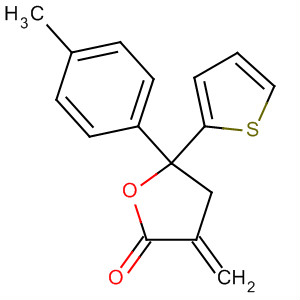 71742-01-3  2(3H)-Furanone, dihydro-3-methylene-5-(4-methylphenyl)-5-(2-thienyl)-