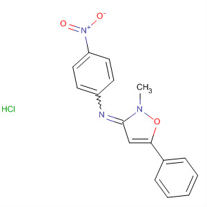 71853-67-3  Benzenamine, N-(2-methyl-5-phenyl-3(2H)-isoxazolylidene)-4-nitro-,monohydrochloride