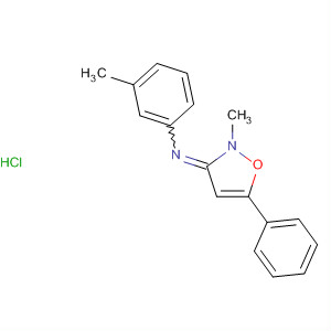 71853-82-2  Benzenamine, 3-methyl-N-(2-methyl-5-phenyl-3(2H)-isoxazolylidene)-,monohydrochloride