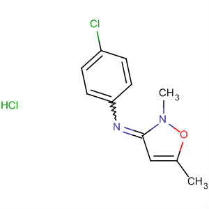 71853-85-5  Benzenamine, 4-chloro-N-(2,5-dimethyl-3(2H)-isoxazolylidene)-,monohydrochloride