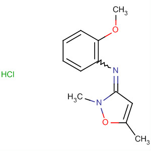 71853-91-3  Benzenamine, N-(2,5-dimethyl-3(2H)-isoxazolylidene)-2-methoxy-,monohydrochloride