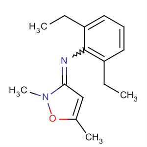 71854-17-6  Benzenamine, N-(2,5-dimethyl-3(2H)-isoxazolylidene)-2,6-diethyl-