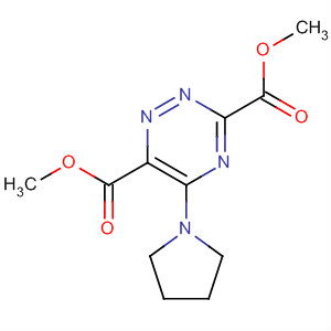 71856-78-5  1,2,4-Triazine-3,6-dicarboxylic acid, 5-(1-pyrrolidinyl)-, dimethyl ester