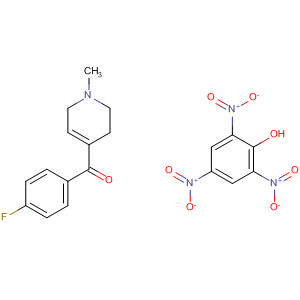 71859-19-3  Methanone, (4-fluorophenyl)(1,2,3,6-tetrahydro-1-methyl-4-pyridinyl)-,compd. with 2,4,6-trinitrophenol (1:1)